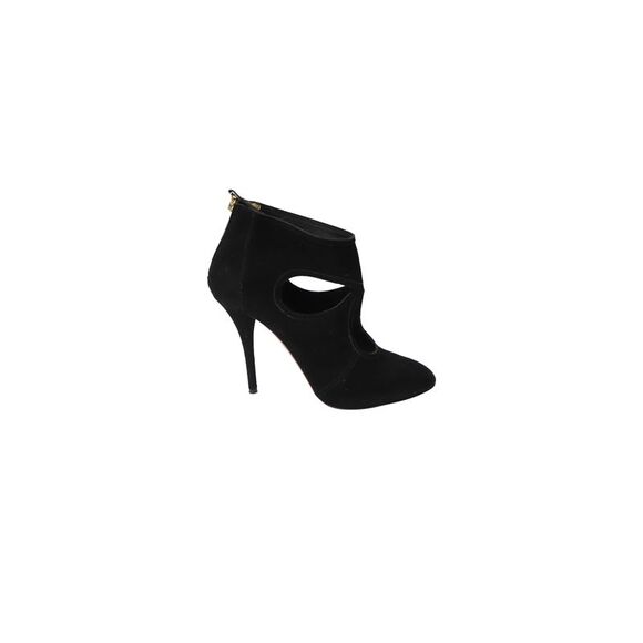 Aquazzura Sexy Thing Ankle Boots in Black Suede